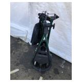 Golf Club Caddy Cart