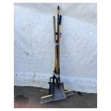 Broom, Spade Shovel, Flat Shovel, Magnet