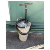 Galvanized Water Pump w/ Lid