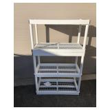 4-tier Plastic Storage Shelf