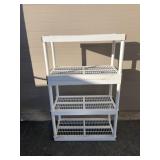 4-tier Plastic Storage Shelf