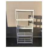 5-tier Plastic Storage Shelf