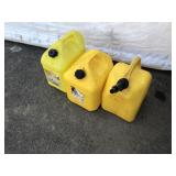 (3) 5 Gal. Diesel Cans