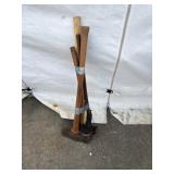 Sledge Hammer, 2 Pick Axes, etc.