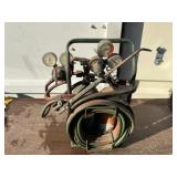 Small Oxygen/Acetylene Tanks w/ Hose & Gauges