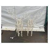 (2) Reindeer Lawn Ornaments