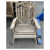 Wooden Rocking Armchair
