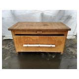 Homemade Wooden Workbench