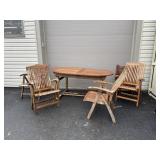 7 Pc. Teakwood Patio Set