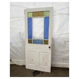 Stained Glass Entry Door