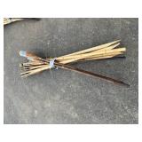 8 Bamboo Tiki Torches