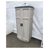 Suncast Plastic 2-door Outdoor Cabinet