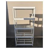 5-tier Plastic Storage Shelf