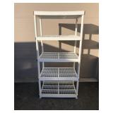 5-tier Plastic Storage Shelf
