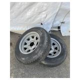 (2) 5-lug Rims w/ Tires
