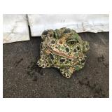 Molded Plastic Mosaic Frog