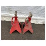 2 Metal Jack Stands