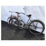 (2) Vtg. Metal Bicycles