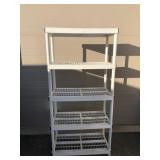 5-tier Plastic Storage Shelf