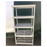5-tier Plastic Storage Shelf