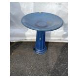 Pottery Glazed Bird Bath