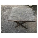 Small Folding Patio Side Table