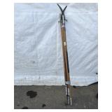 (2) Wooden Pruning Saws