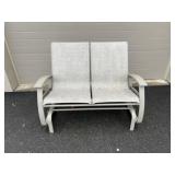 Aluminum Loveseat Patio Glider