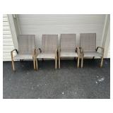 (4) Patio Arm Chairs