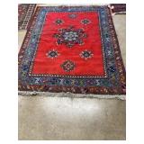Vtg. Geometric Pattern Rug