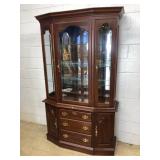 Colonial 2 Pc. Mahogany China Cabinet