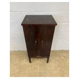 Vtg. Mahogany Magazine Rack