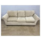 Tan Upholstered Sofa