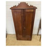 Antique Walnut 2-door Cabinet