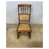Vtg. Cane Seat Rocker