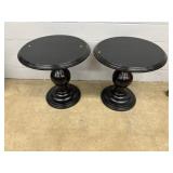 (2) Modern End Tables