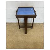 Mirrored Top End Table