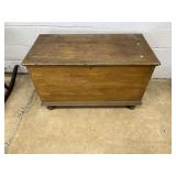 Vtg. Grain Painted Blanket Chest