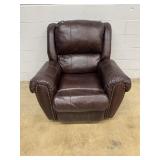 Leather Upholstered Recliner