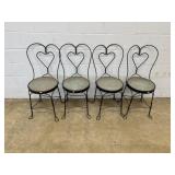 (4) Ice Cream Parlor Chairs