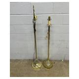 (2) Brass Floor Lamps