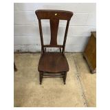 Vtg. Oak Rocker