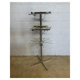 Swivel Chrome Display Rack