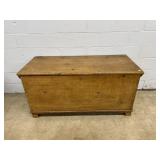 Vtg. Grain Painted Blanket Chest