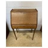 Ladies Oak Drop Front Desk