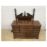 Country Squire Cherry Server & Mahogany Bed