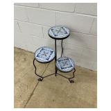 Tile Top Plant Stand