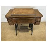 Vtg. Sewing Machine Cabinet