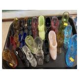 Fenton and Unmarked Glass Shoes
