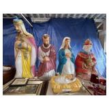 Blow Mold Nativity Scene